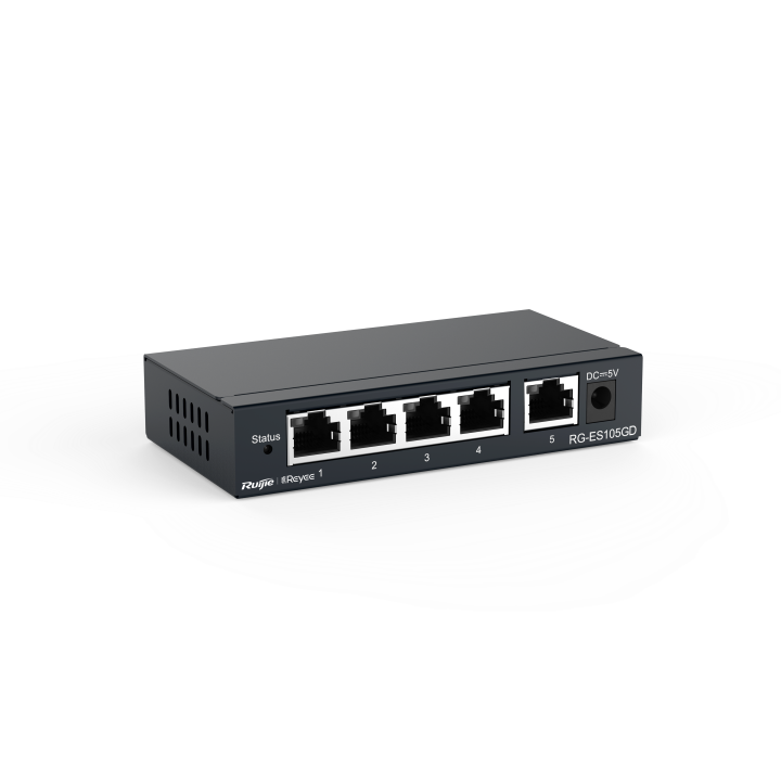 Commutateur non PoE non administrable à 5 ports 10/100/1000 Mbps
