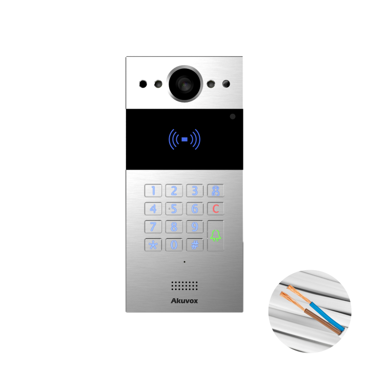 Interphone Akuvox 2 fils vidéo R20k-S-2