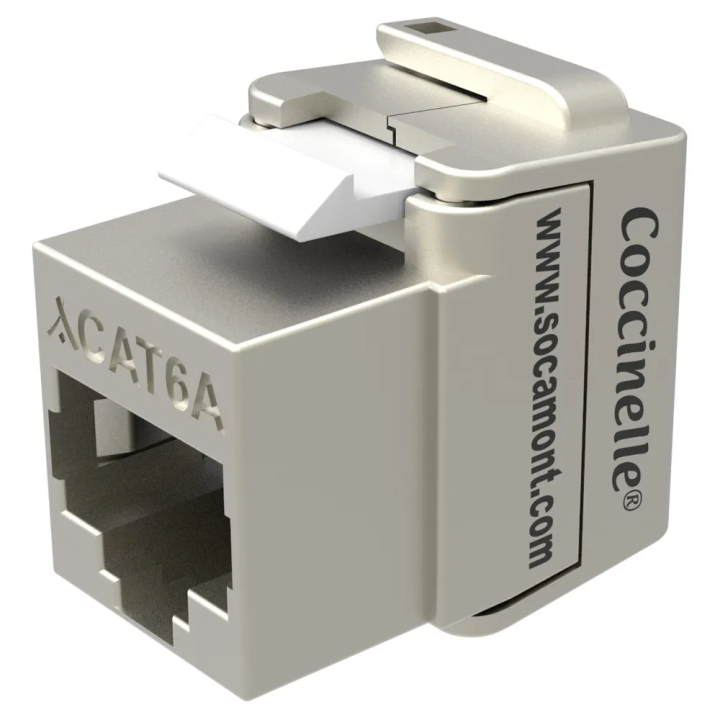 Connecteur RJ45 Jack Coccinelle® One Pouce Keystone CAT 6A FTP